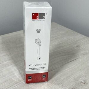DS Labs StimuROLLER Derma Roller 0.5mm Hair Growth Tool New Sealed Microneedle
